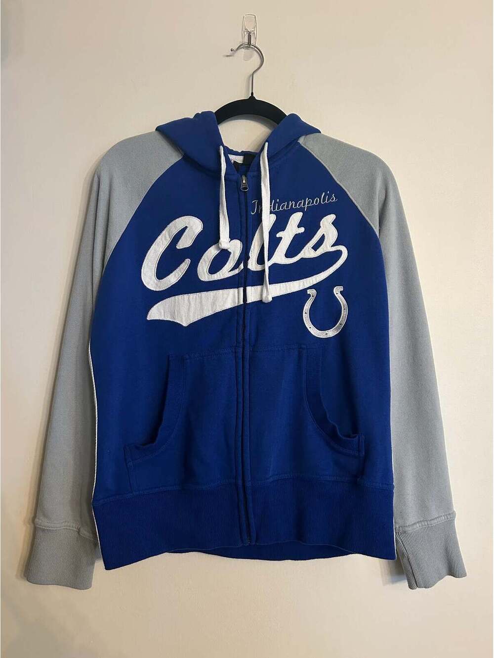 Colts Embroidered Zip Up Jacket L